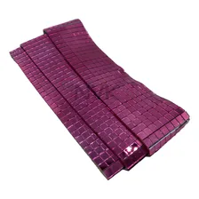 Fita Rolo Espelho 5mmx5mm Pink Artesanato - 5 Metros Foto mini  3