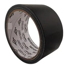 Fita Silver Tape Brasfort 48mm 10 Metros Preto 7647 Liso Foto mini 2