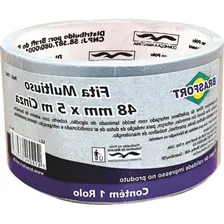 Fita Silver Tape Brasfort Multiuso 48 X 5m Cinza 7547 Foto  mini 1