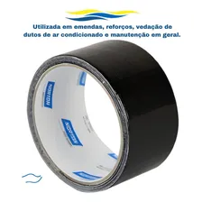 Fita Silver Tape Norton Preta 48mm X 5m Cor Preto Foto mini 3