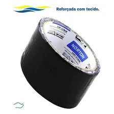 Fita Silver Tape Norton Preta 48mm X 5m Cor Preto Foto mini 2