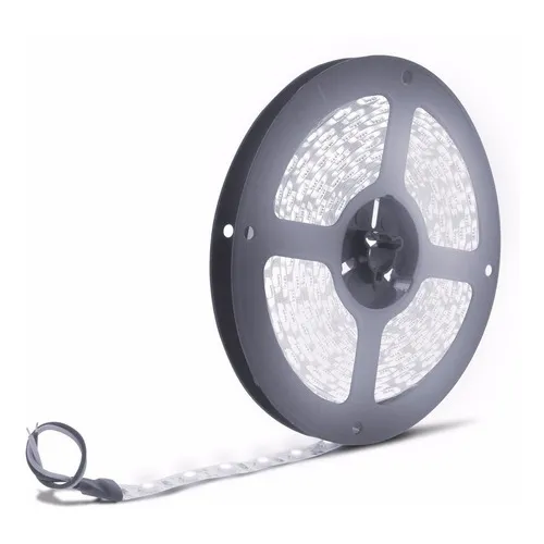 Fita Super Led 3528 12v 5 Metros Branco Frio Automotiva Foto 1