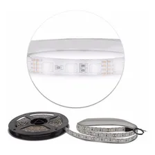 Fita Super Led 3528 12v 5 Metros Branco Frio Automotiva Foto mini  3