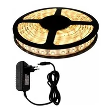 Fita Super Led 5050 Branco Quente 300 Leds 5m + Fonte Foto mini 1