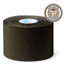 Fita tape adesiva fisioterapia bandagem cor preto kinesio Fisiovital Foto  mini 1