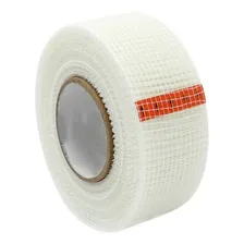 Fita Telada Fibra De Vidro Drywall Autoadesiva 90mt X 48mm Foto mini 2