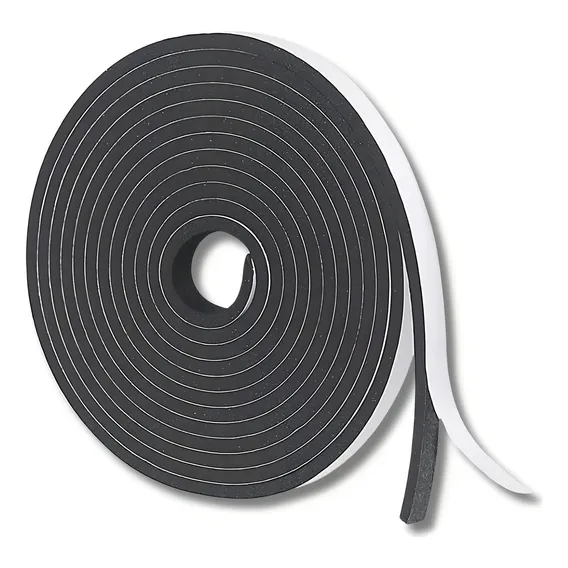 Fita Veda Porta Fresta Multiuso Ecovedamax Espuma Adesiva 10m 11x6mm Protetor Contra Insetos Janela Cooktop Coifa Vedação De Borracha Foto 1