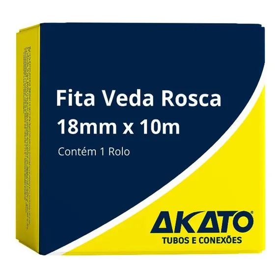 Fita Veda Rosca 18mm X 10m - Akato Foto 1