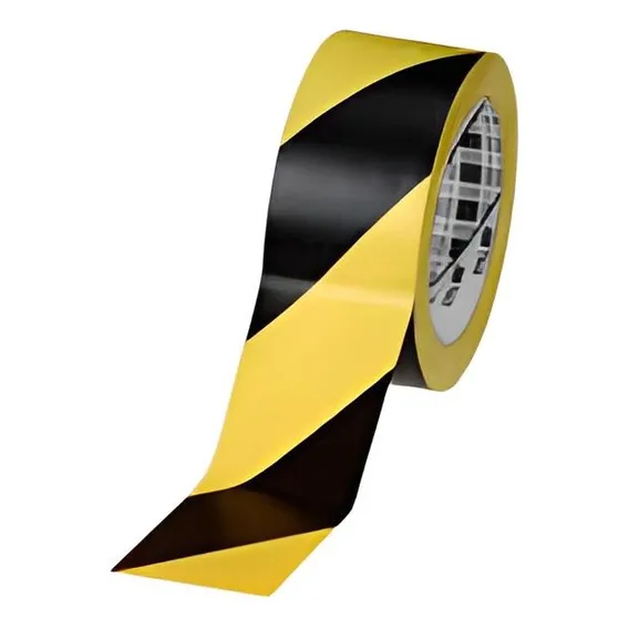 Fita Zebrada 70mm Fita Para Isolamento/demarcação 100 Metros Cor Preto E Amarelo Foto 1