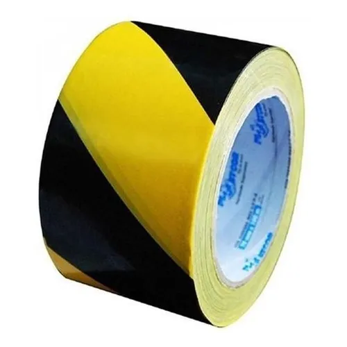 Fita Zebrada Para Isolamento De Área Plastcor Foto 1