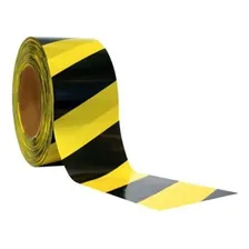 Fita Zebrada Para Isolamento De Área Plastcor Foto mini 2