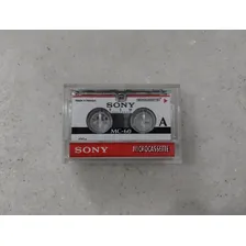 Fitas de microcassete Sony Mc-60 Minute Virgin Sony Tipo I Foto  mini 1