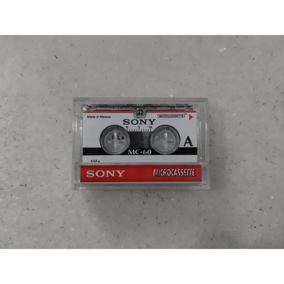 Fitas de microcassete Sony Mc-60 Minute Virgin Sony Tipo I Foto 1
