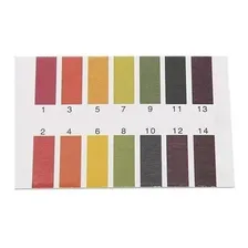 Fitas Papel Medir Ph Teste Ph Calda Bordalesa 1-14 80 Fitas Foto mini 3