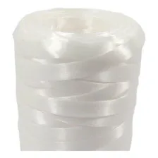 Fitilho Decorativo Embrulho Presente 5mm X 50m Branco C/10 Foto mini 1
