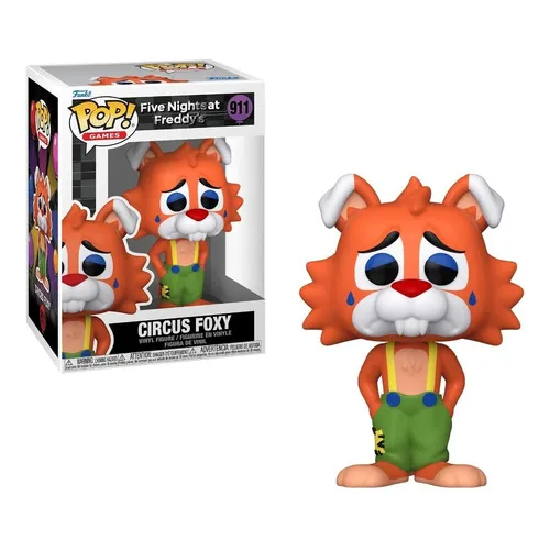 Five Nights At Freddy Boneco Funko Pop Circus Foxy #911 Foto 1