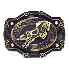 Fivela Country Cowboy Rodeo Cavalo Cinto Masculino De Couro Cor Whisky/dourado Tamanho 115 Foto mini 2