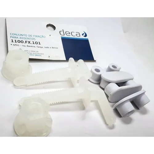 Fixação Assento Sanitário Deca Incolor Izy Targa Raven 1100. Foto 1