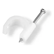 Fixador De Cabo Rg59 5mm Branco - 1000 Unidades Foto  mini 1