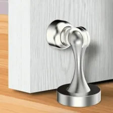 Fixador Prendedor Trava Porta Janela Magnético Inox Soprano Foto mini 2