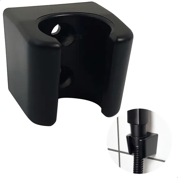 Fixador Suporte De Gatilho Pistola Ducha Higienica Preto Abs Foto 1