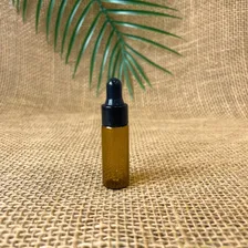 Flaconete De Vidro Âmbar Conta Gotas 5ml (20 Unidades) Cor Ambar C Preto Foto mini 2
