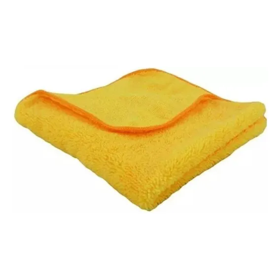 Flanela Microfibra amarela 40x60cm 350gsm Premium Autoamerica Foto 1