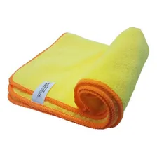 Flanela Microfibra amarela 40x60cm 350gsm Premium Autoamerica Foto mini 2