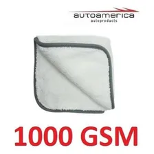 Flanela Microfibra Branca 1000gsm 40x40cm Autoamerica Foto mini 3