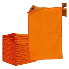 Flanela Ouro Laranja 40x60 Para Limpeza Geral - 12 Unidades Foto mini 4