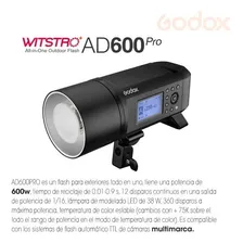 Flash de estúdio Witstro Ad600 Pro Godox Foto mini  2