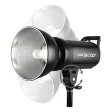 Flash Godox Sk300ii Com Panela Rádio Flash Canon Nikon Sony 110v Foto mini 4