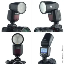 Flash Godox V1 Com Bateria Para Sony Foto mini 3
