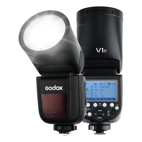 Flash Godox V1-p Cabeça Redonda Ttl Speedlight Pentax P-ttl Foto 1