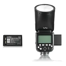 Flash Godox V1-p Cabeça Redonda Ttl Speedlight Pentax P-ttl Foto mini 4