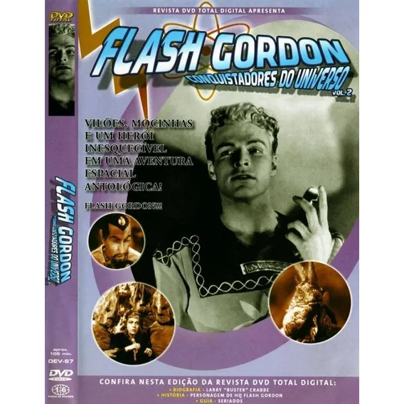 Flash Gordon Vol. 2 - Aventura Em Preto & Branco - Dvd 2006 Foto 1