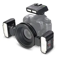 Flash Macro Twin Lite Meike Mk-mt24 Para Câmeras Nikon Dslr Foto  mini 1