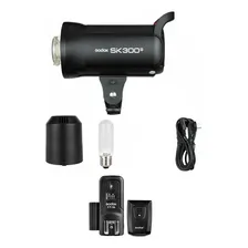 Flash Tocha Estúdio Godox Sk300 Ii 110v + Rádio Flash Foto mini 3