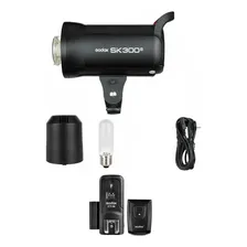 Flash Tocha Estúdio Godox Sk300 Ii 220v + Rádio Flash Foto mini 2