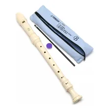 Flauta Contralto Yamaha Barroco Yra 28 B Cor Creme Foto mini 1