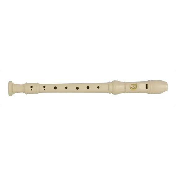 Flauta Doce Barroca Soprano Dolphin Dp124 - Tipo Yamaha Cor Única Foto 1