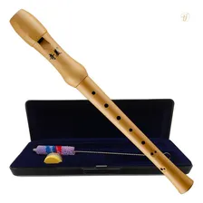 Flauta Doce Barroca Soprano Qimei Wood Madeira Foto  mini 1
