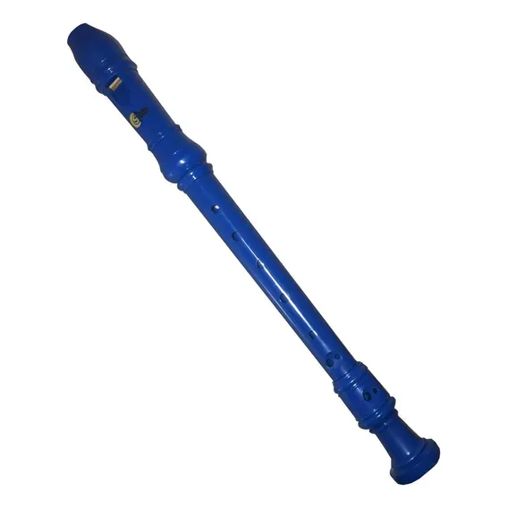 Flauta Doce Soprano Germânica Custom Sound Cfl1-bl - Azul Foto 1