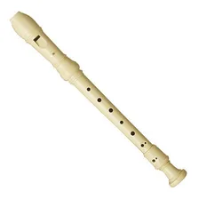 Flauta Doce Soprano Yamaha Yrs23g Germanica Cor Bege Foto mini 2