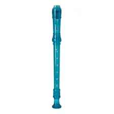 Flauta Yamaha Doce Yrs 20bb Soprano Barroca C/ Capa Cor Azul Foto mini 2