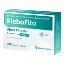Flebofito Pinus Pinaster 50mg 100% Extrato Natural 50mg 60cp Foto mini 1