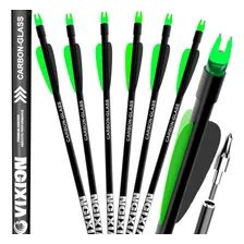 Flechas Carbono Arco E Fecha Até 75 Lbs Nature 30 (6 Pcs) Cor Verde Foto mini 1