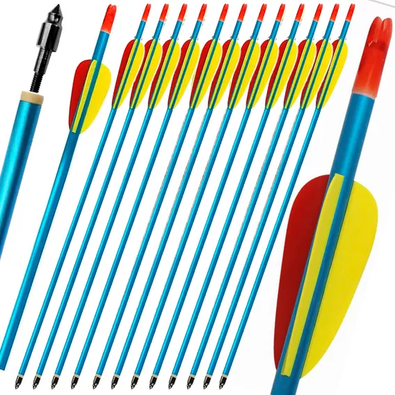 Flechas Para Arco E Fecha Alumínio Aal-30 Ponta Rosca (6pcs) Foto 1