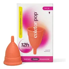 Fleurity Coletor Menstrual tipo 2 laranja Foto mini 1