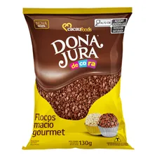 Flocos Macio Chocolate Confeito P/doces Finos E Gelados 130g Foto  mini 1